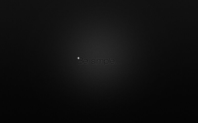 Text on Dark Background — Black, Calm
