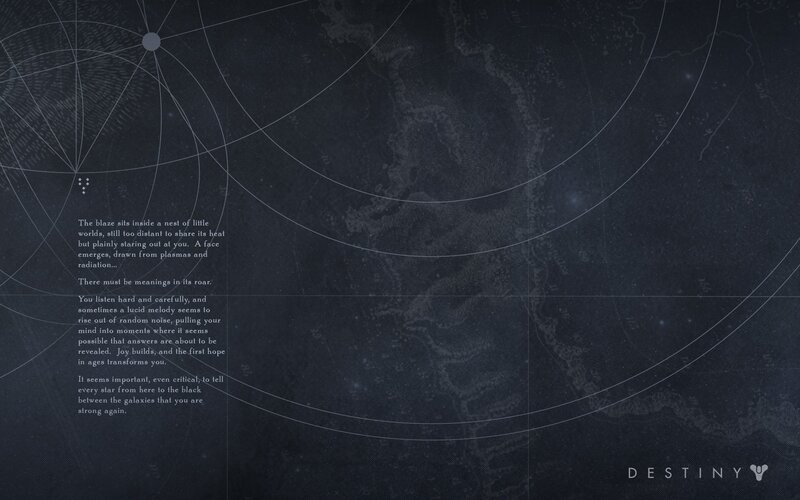 Text on Dark Background — Black, Cosmic
