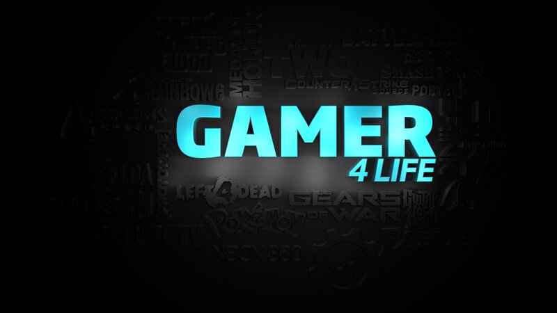 Text on Dark Background — Black, Digital Art, Video Game Titles