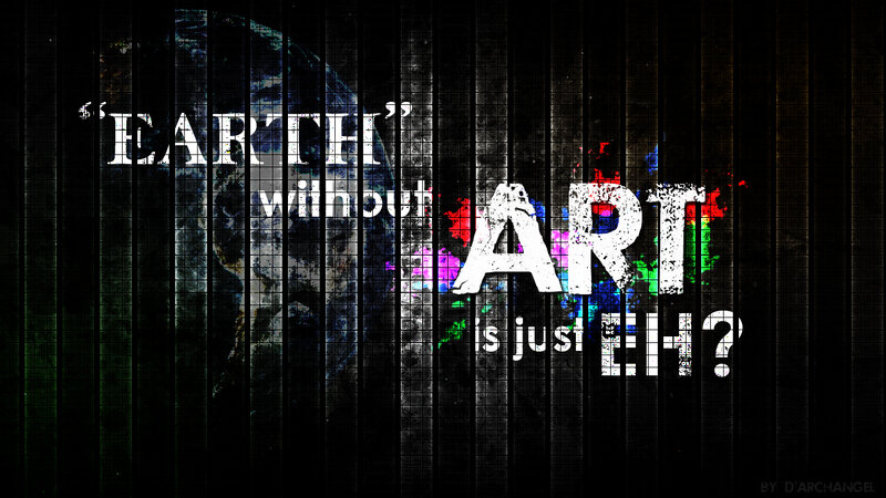 Text on Dark Background — Black, Dramatic, Digital Art, Earth Image