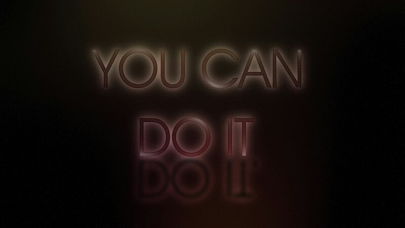 Text on Dark Background — Black, Dramatic, Digital Art, Glow