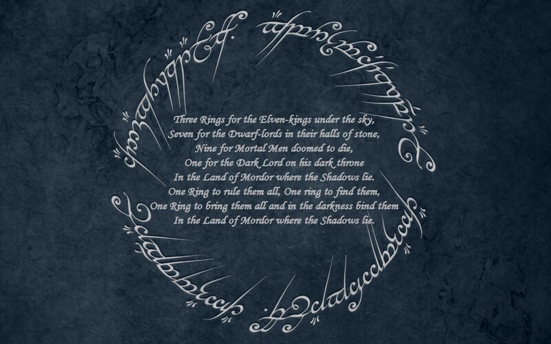 Text on Dark Background — Black, Dramatic, Illustration, Ring