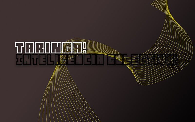 Text on Dark Background — Black, Minimalist, Vector Art, Yellow Lines