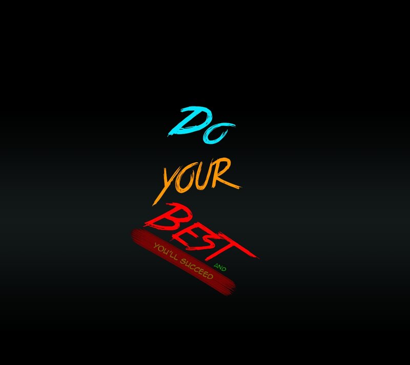 Text on Dark Background — Black, Motivational, Digital Art