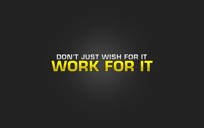 Text on Dark Background — Black, Motivational
