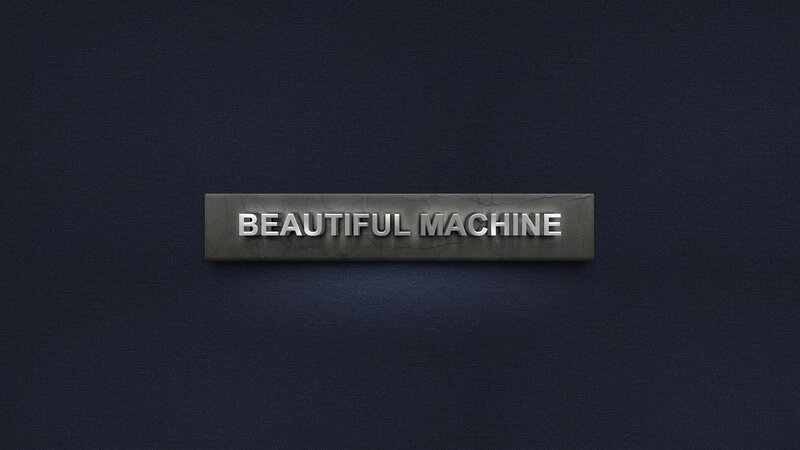 Text on Dark Background — Black, Neutral, Minimalist, Gray, Beautiful Machine