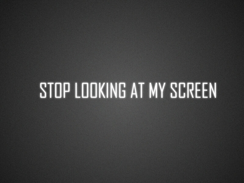 Text on Dark Background — Black, Neutral, Minimalist, White Text, White
