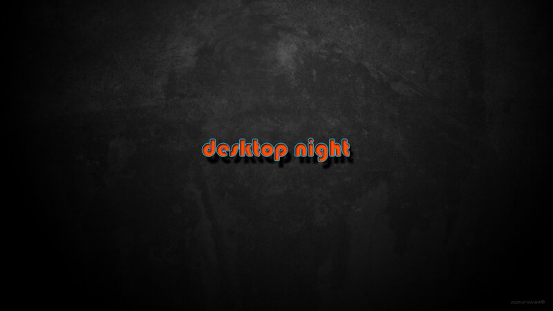 Text on Dark Background — Black, Night