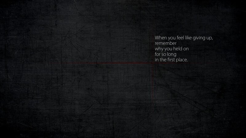 Text on Dark Background — Black, Reflective, Minimalist, Red Line