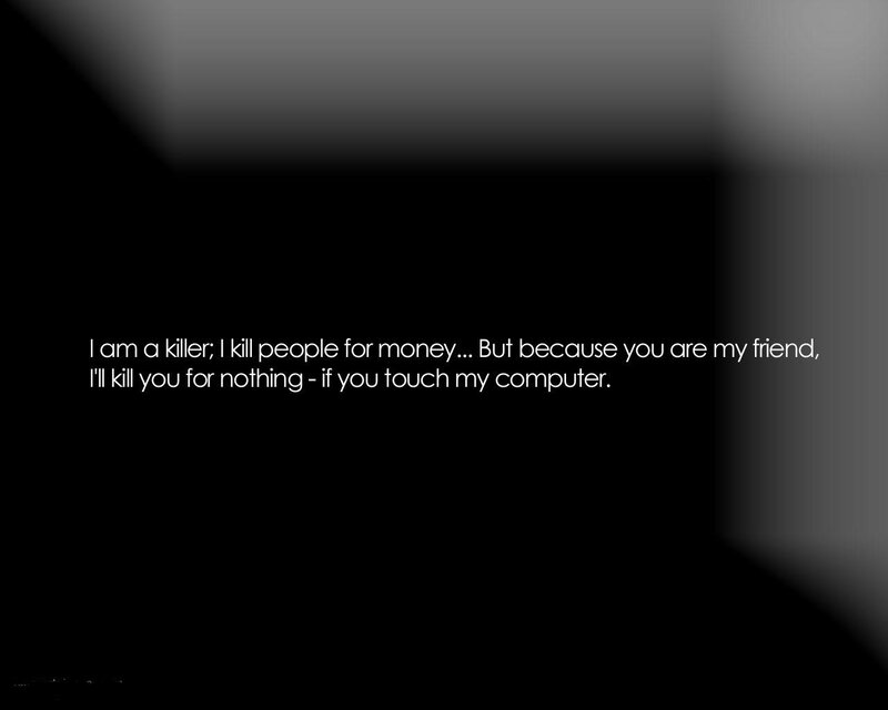 Text on Dark Background — Black, Serious, Minimalist
