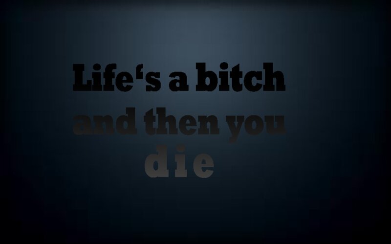 Text on Dark Background — Black, Somber, Minimalist, Blue
