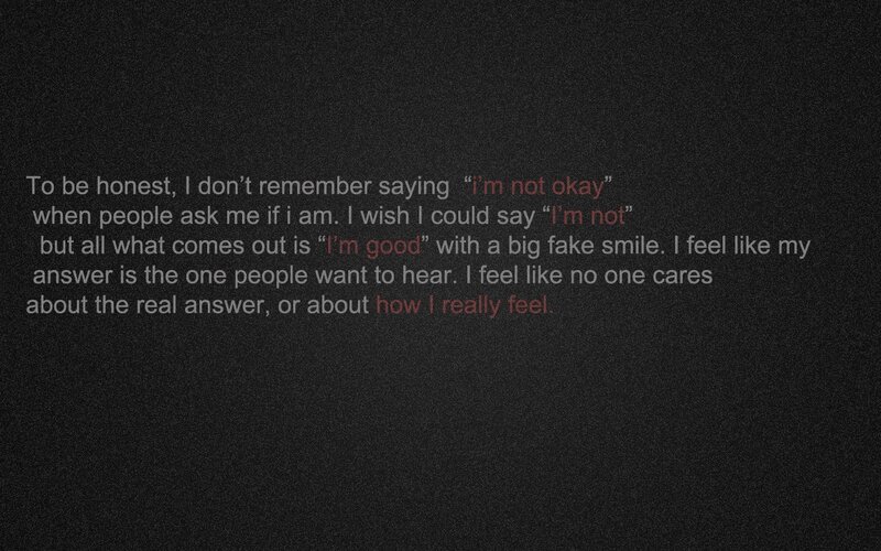 Text on Dark Background — Black, Somber, Minimalist, Gray, Red