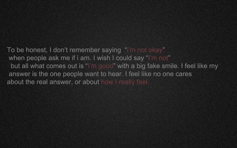Text on Dark Background — Black, Somber, Minimalist, White, Red