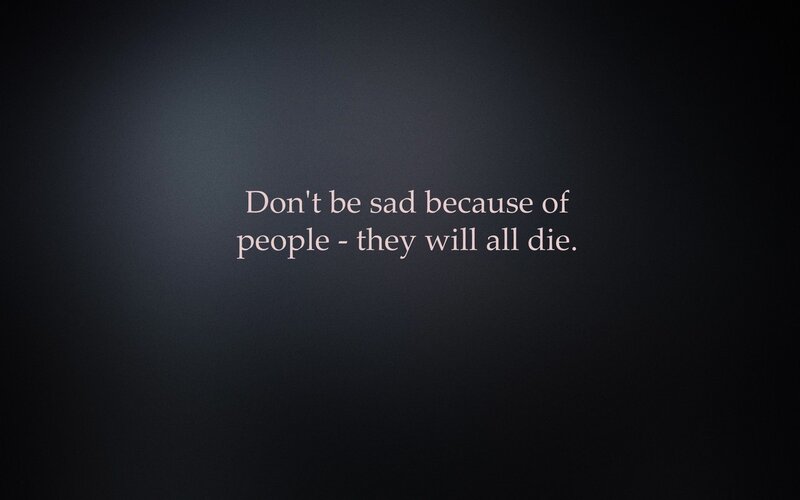 Text on Dark Background — Black, Somber