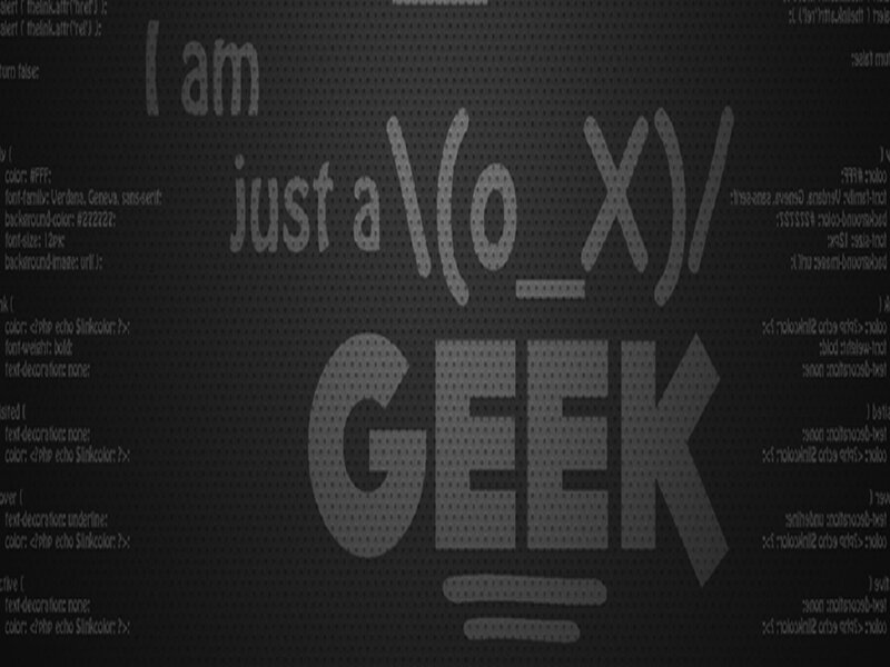 Text on Dark Background — Black, Technical