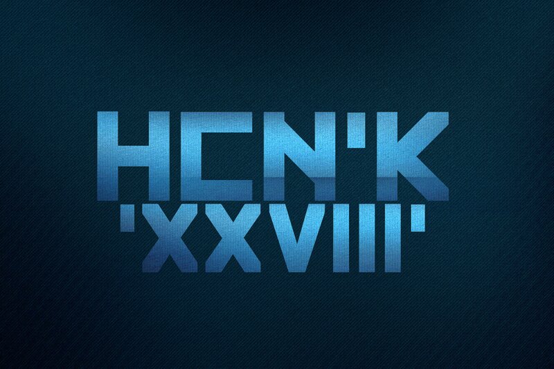 Text on Dark Background — Blue, Minimalist, Digital Art