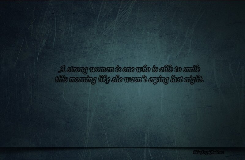 Text on Dark Background — Blue, Somber