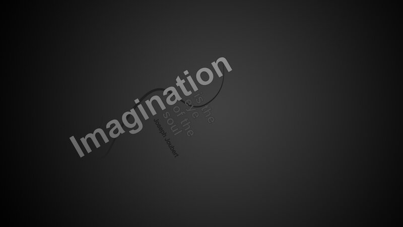 Text on Dark Background — Calm, Gray