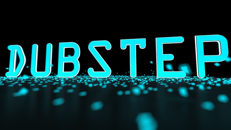 Text on Dark Background — Cyan