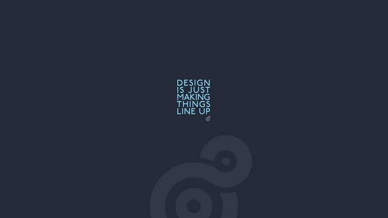 Text on Dark Background — Dark Blue, Calm, Minimalist, Logo