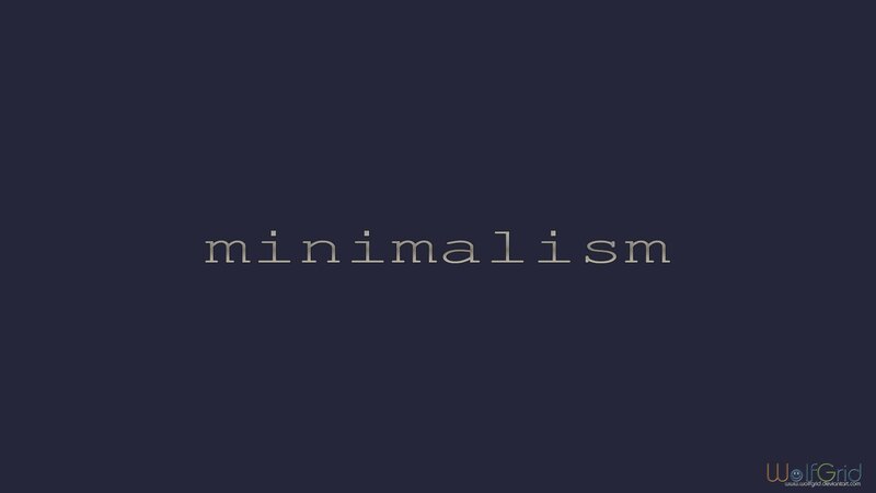 Text on Dark Background — Dark Blue, Calm, Minimalist