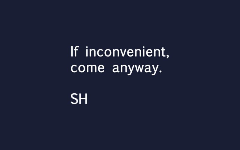 Text on Dark Background — Dark Blue, Neutral, Minimalist