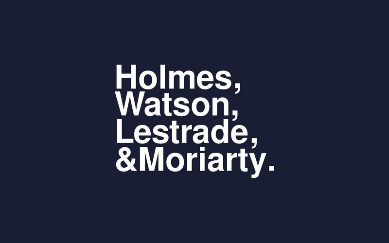 Text on Dark Background — Dark Blue, Neutral, Minimalist, White