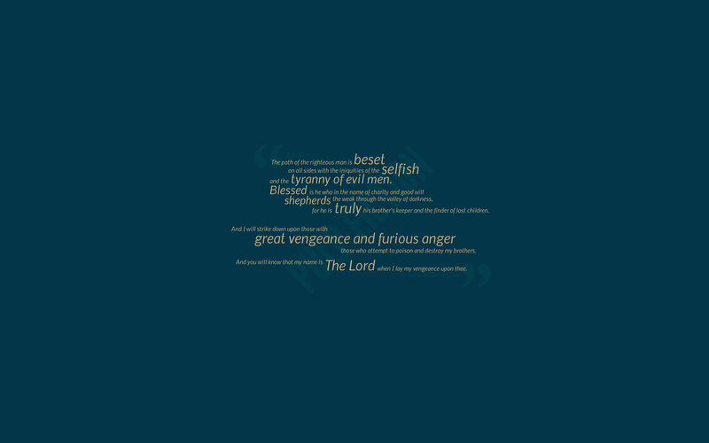 Text on Dark Background — Dark Blue, Serious