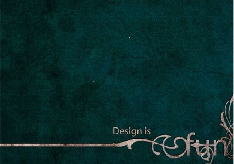 Text on Dark Background — Dark Green