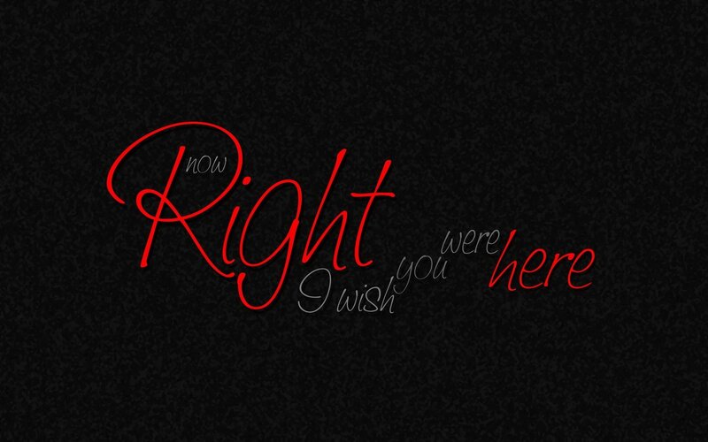 Text on Dark Background — Dramatic, Red