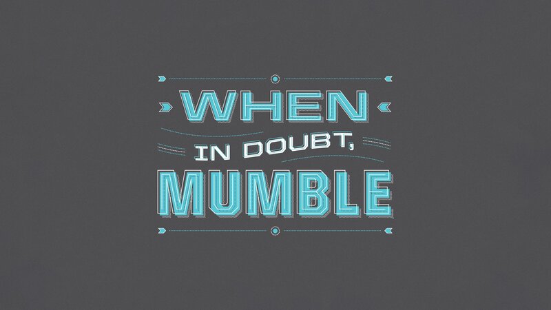 Text on Dark Background — Gray, Calm, Vector Art