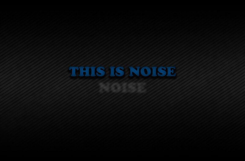 Text on Dark Background — Minimalist, Blue