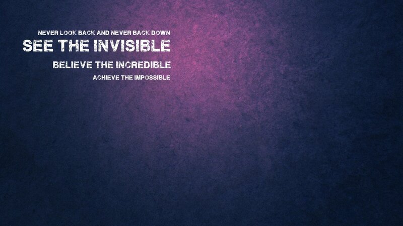 Text on Dark Background — Purple, Inspirational, Minimalist