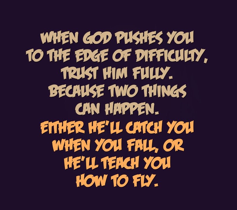 Text on Dark Background — Purple, Inspirational