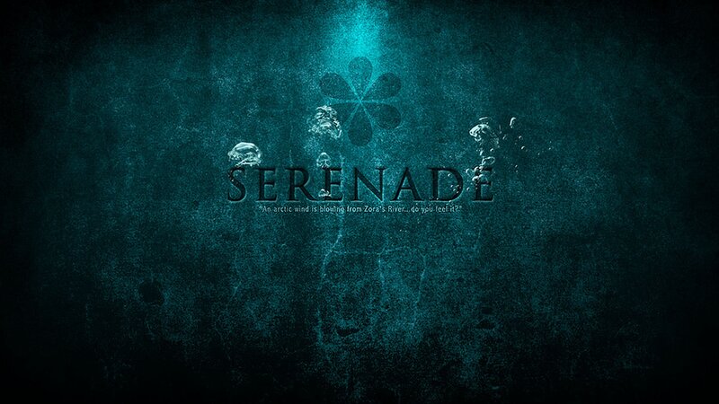 Text on Dark Background — Teal, Dark, Mysterious