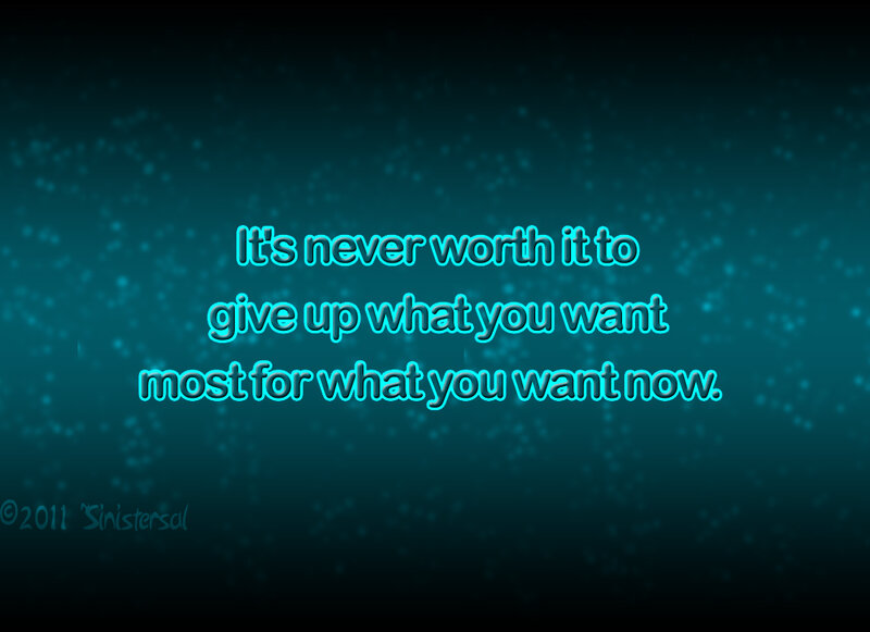 Text on Dark Background — Teal, Inspirational