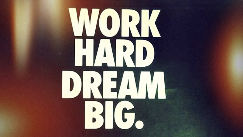 Text on Dark Background — White, Motivational, Minimalist