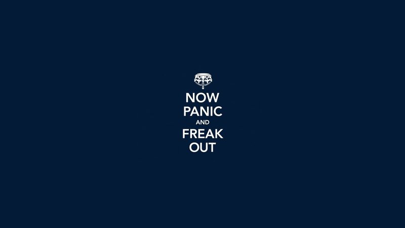 Text on Dark Blue Background — Calm, Minimalist