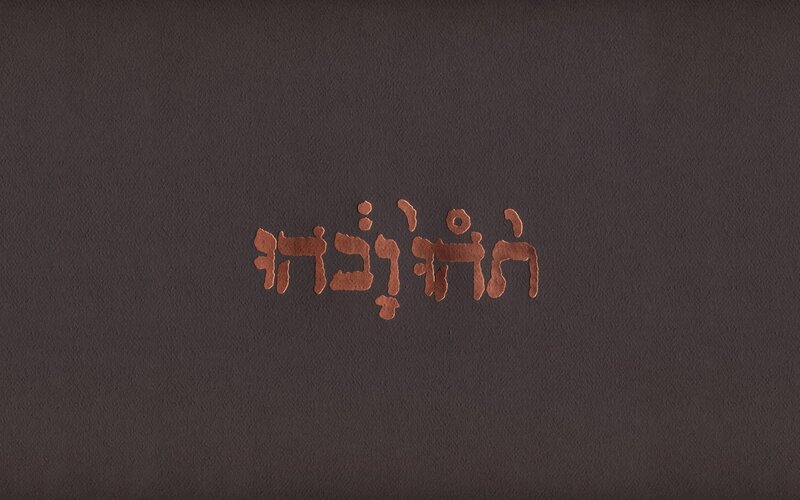 Text on Dark Surface — Brown