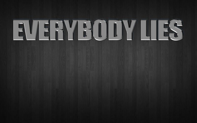text on dark wood background