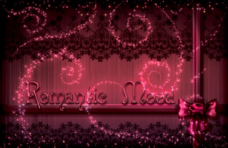 Text on Decorative Background — Pink
