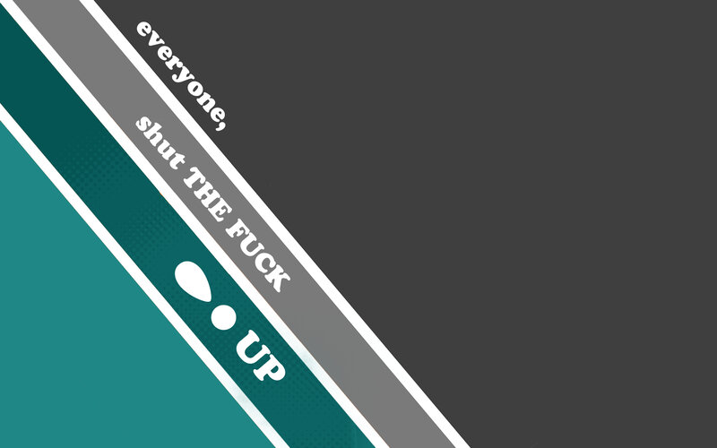 Text on Diagonal Stripes — Teal