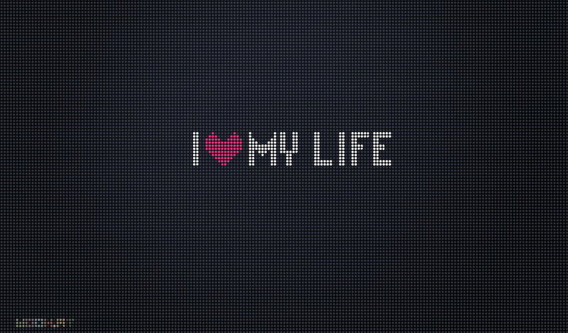 Text on Digital Screen — Black, Minimalist