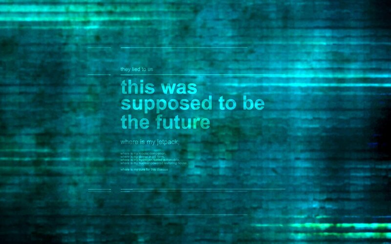 Text on Digital Screen — Teal