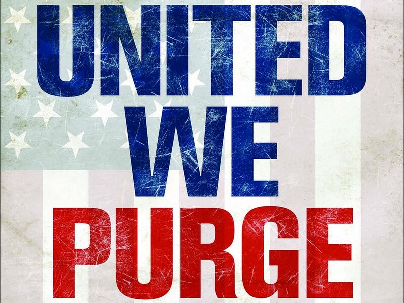 Text on Flag Background — Blue
