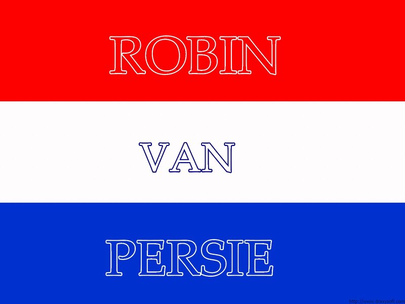 Text on Flag Background — Red