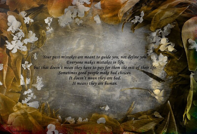 Text on Floral Background — Brown, Reflective