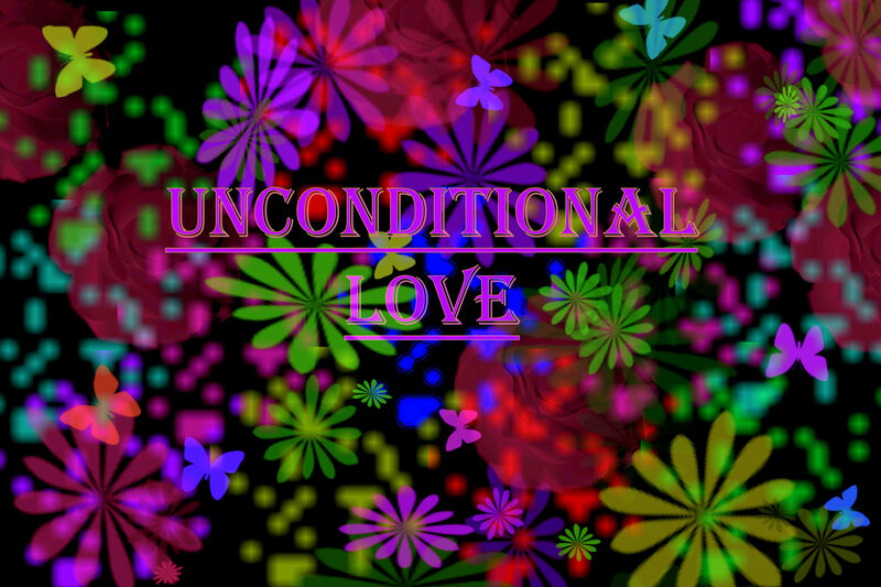 Text on Floral Background