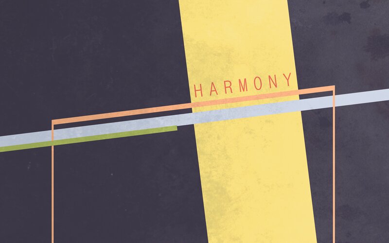 Text on Geometric Background — Yellow