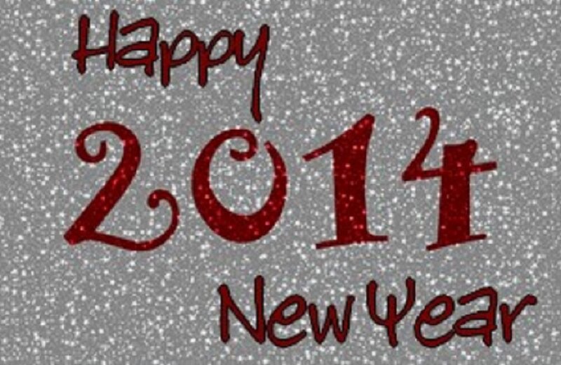 Text on Glitter Background